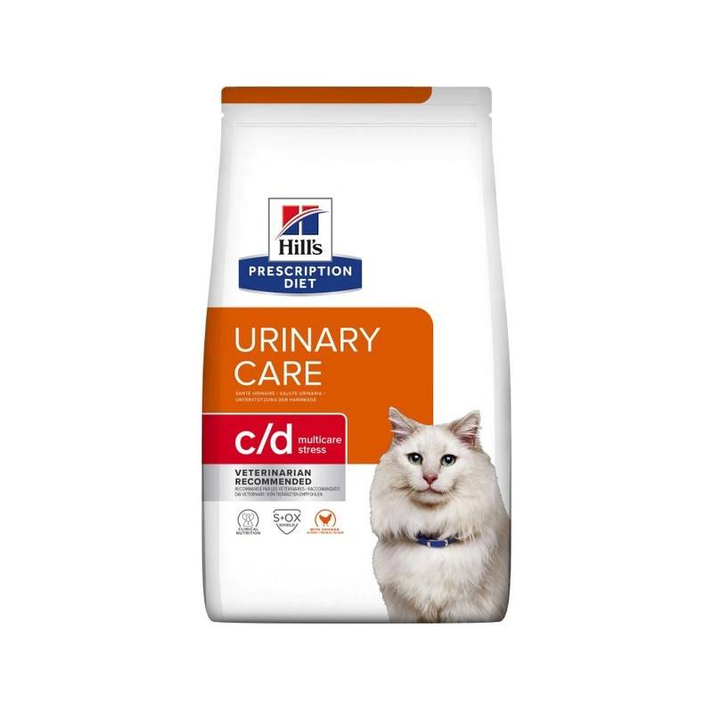 Hill's Prescription Diet Urinary Care Feline C/D Multicare Stress Chicken - Sucha Karma Dla Kota - 3 Kg