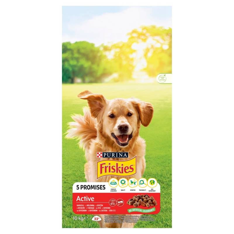 Friskies Active - Sucha Karma Dla Psa - 10Kg