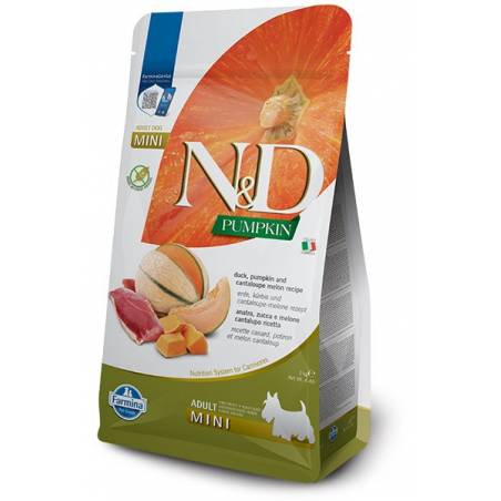 Farmina N&D Pumpkin Dog Duck Cantaloupe Adult Mini - Sucha Karma Dla Psa - 2 Kg