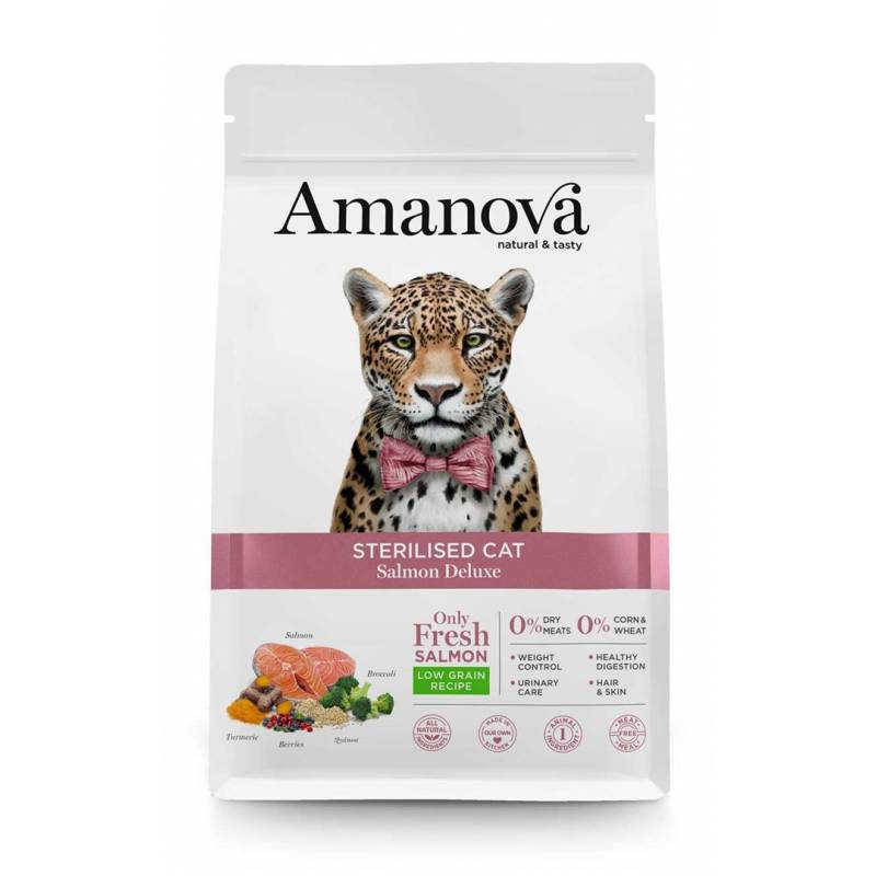 Amanova  Sterilised Cat Salmon Deluxe 1,5Kg