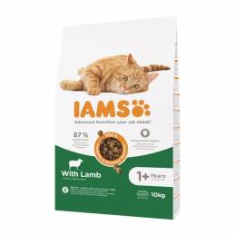 Iams Vitality Cat Adult Lamb - Sucha Karma Dla Kota - 10 Kg