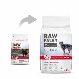 Vetexpert Raw Paleo Ultra Wołowina Medium&Large Adult 2Kg