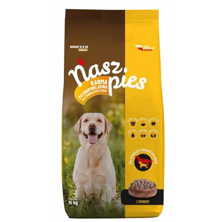 Biofeed Nasz Pies Z Drobiem 15Kg