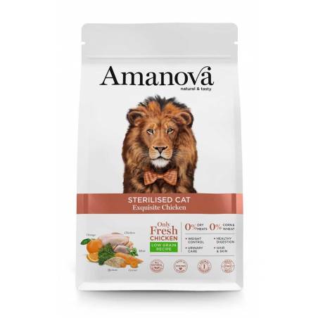 Amanova  Sterilised Cat  Chicken 1,5Kg