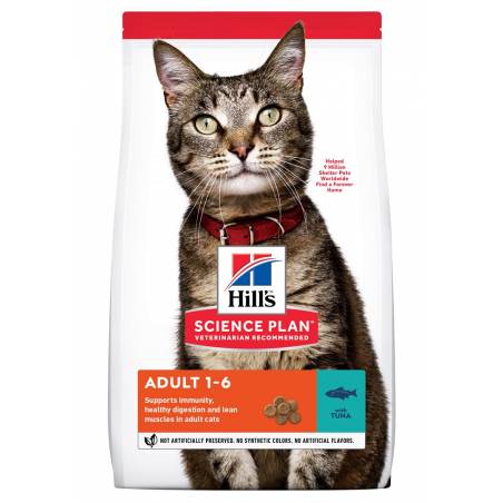 Hill's Sp Adult, Tuna, Dla Kota3 Kg