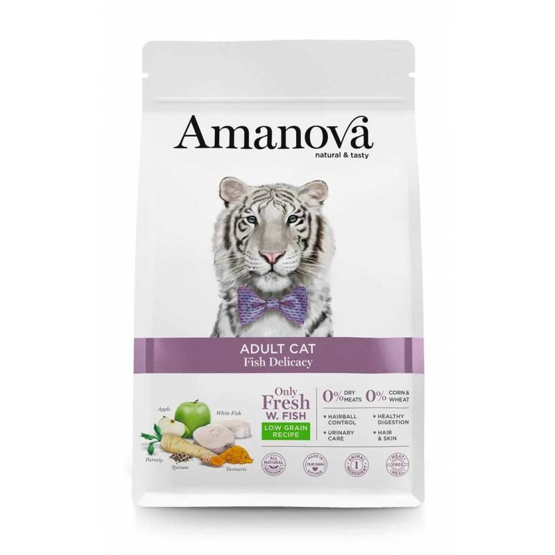 Amanova  Adult Cat Fish White Fish 1,5Kg