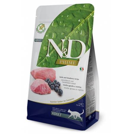 Farmina N&D Prime Lamb & Blueberry Adult - Sucha Karma Dla Kota - 1,5Kg