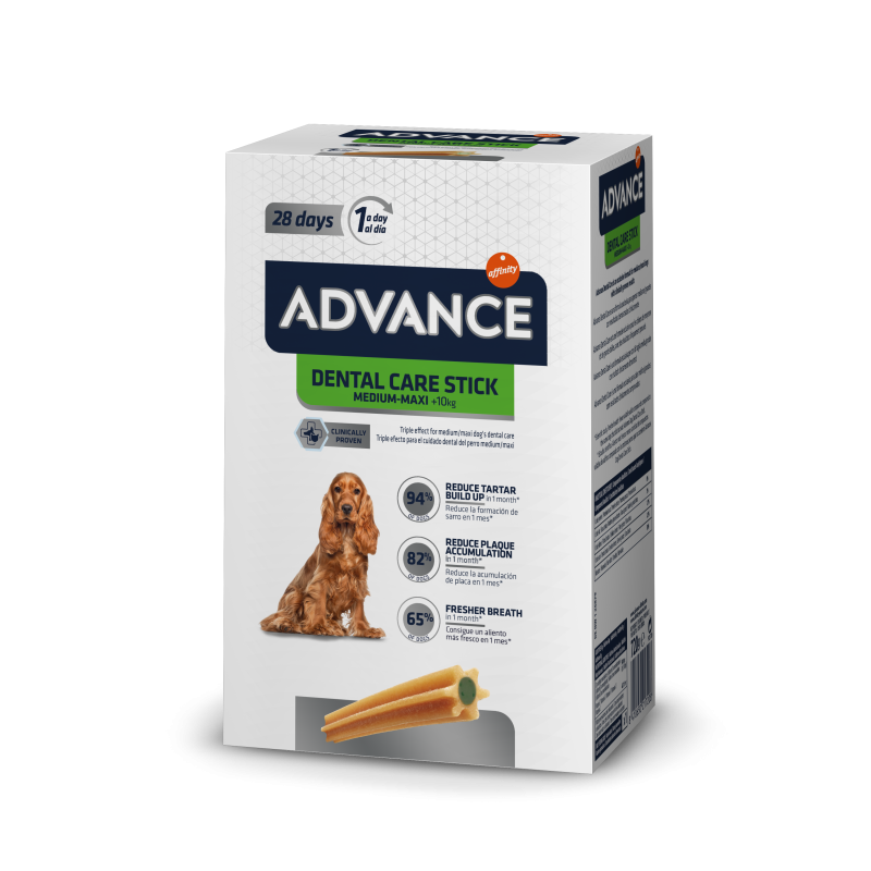 Advance Snack Dental Care Stick Medium Multipak - Przysmak Dentystyczny Dla Psów Multipak 4X180G [921720]