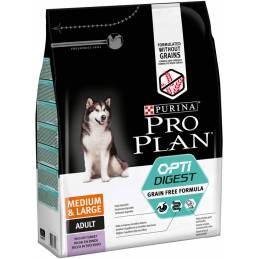 Purina Pro Plan Optidigest Grain Free Medium & Large Indyk 2,5Kg