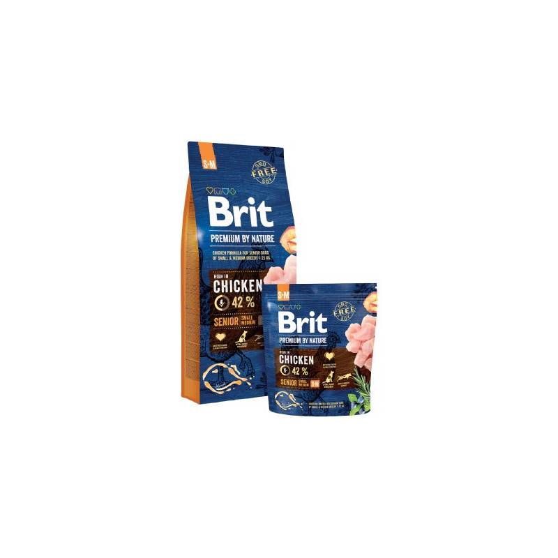 Brit Premium By Nature Senior S+M - Sucha Karma Dla Psa - 8 Kg