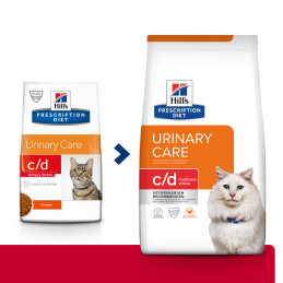 Hill's Prescription Diet Urinary Care Feline C/D Multicare Stress Chicken - Sucha Karma Dla Kota - 1,5 Kg