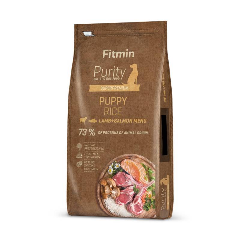 Fitmin Purity Rice Puppy Lamb & Salmon - Sucha Karma Dla Szczeniąt - 2 Kg