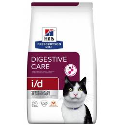 Hill's Prescription Diet Digestive Care I/D Feline Z Kurczakiem - Sucha Karma Dla Kota - Ochrona Układu Pokarmowego - 1,5 Kg