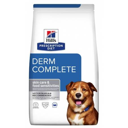 Hill's Pd Derm Complete, Skin Care & Food Sensitivities, Original, Dla Psa 1.5 Kg