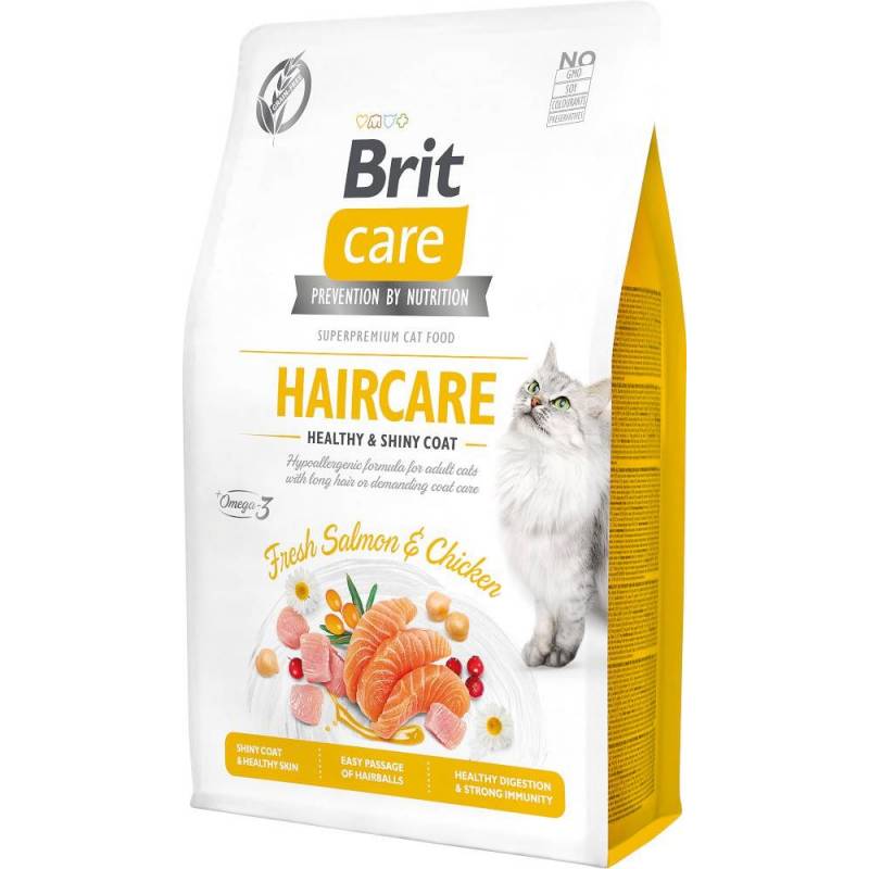 Brit Care Cat Grain-Free Haircare - Sucha Karma Dla Kota - 2 Kg