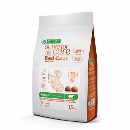 Nature's Protection Red Coat Grain Free Jagnięcina Adult Small Breeds 1.5 Kg