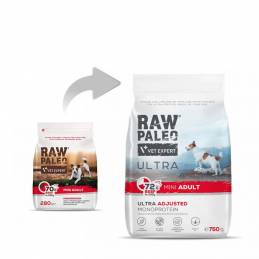 Vetexpert Raw Paleo Ultra Wołowina Mini Adult 750G