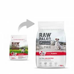 Vetexpert Raw Paleo Ultra Wołowina Mini Puppy 750G