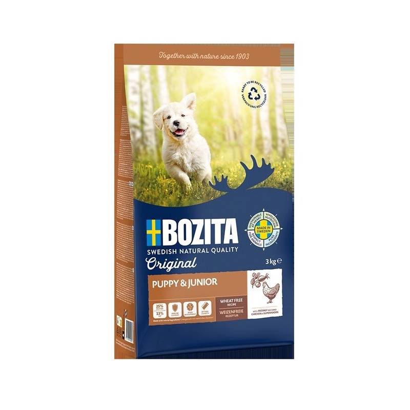 Bozita Original Puppy & Junior Kurczak  - Sucha Karma Dla Psa - 3 Kg