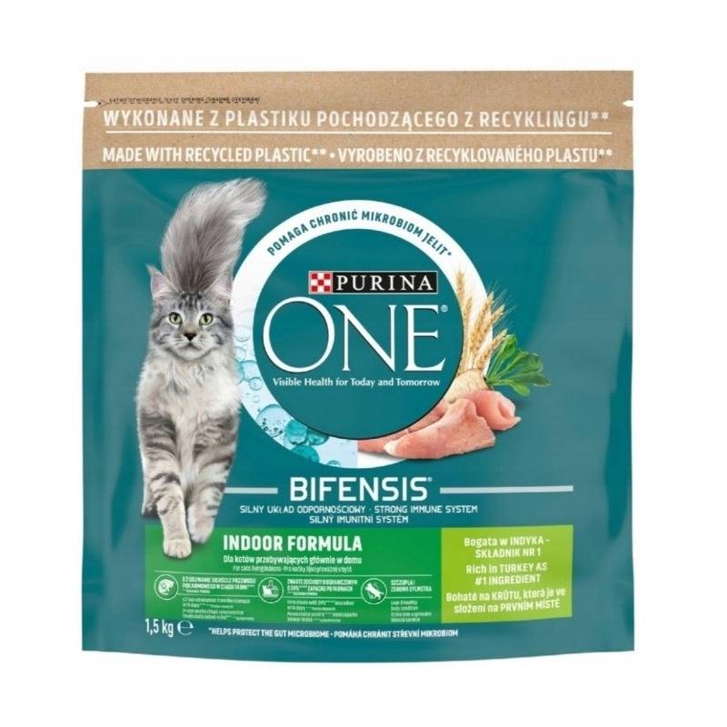 Purina One Bifensis Indoor Formula - Sucha Karma Dla Kota - 1,5 Kg