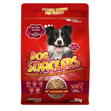 Biofeed Dog Snackers Adult Wołowina 10 Kg