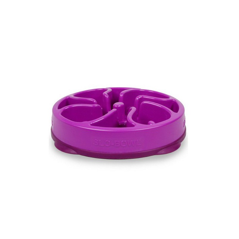 Fun Feeder Miska Plastikowa Spowalniająca Jedzenie Mini/Medium Fiolet [51005]