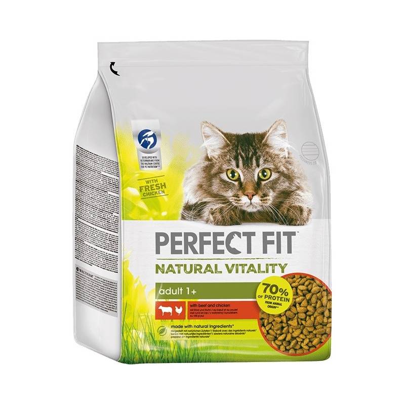 Perfect Fit Natural Vitality Sucha Karma Dla Kota Wołowina I Kurczak 2,4 Kg