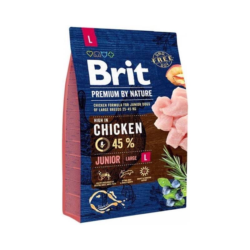 Brit Premium By Nature Junior L - Sucha Karma Dla Szczeniąt Dużych Ras - 3 Kg