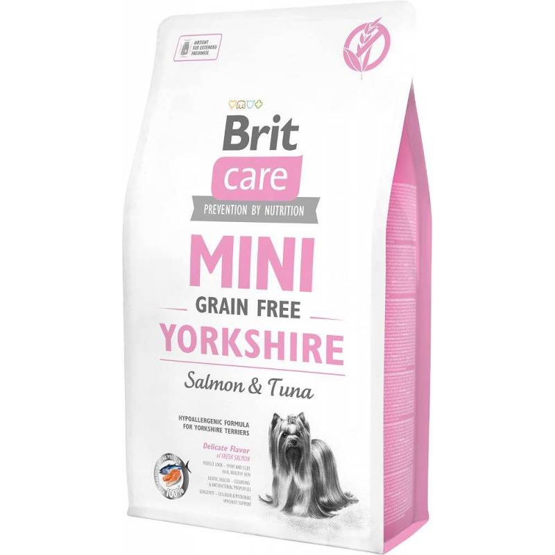 Brit Care Adult Mini Grain Free Yorkshire - Sucha Karma Z Łososiem I Tuńczykiem Dla Psa - 2 Kg