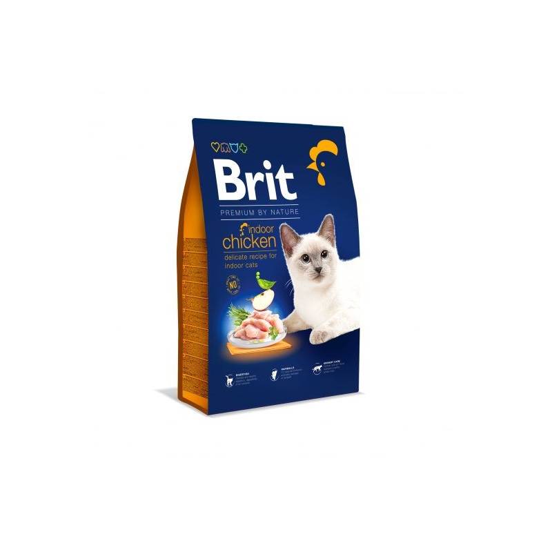 Brit Dry Premium By Nature Indoor Kurczak - Sucha Karma Dla Kotów - 1,5 Kg