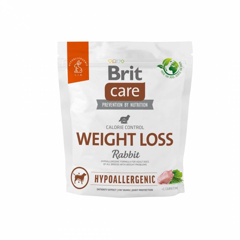 Brit Care Hypoallergenic Adult Weight Loss Rabbit - Sucha Karma Dla Psa - 1 Kg