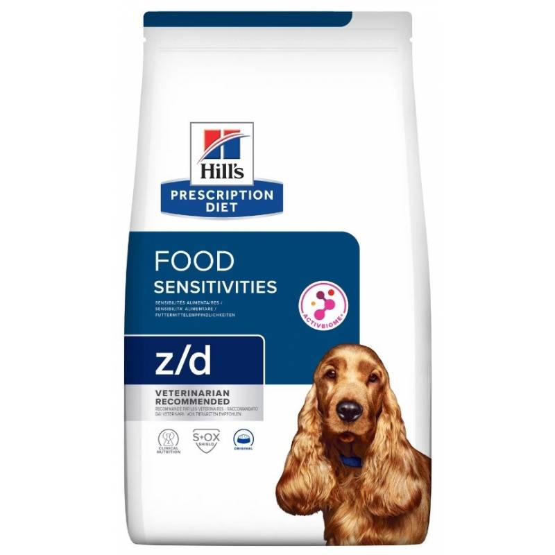 Hill's Prescription Diet Food Sensitivites Z/D - Sucha Karma Dla Psa - 10 Kg