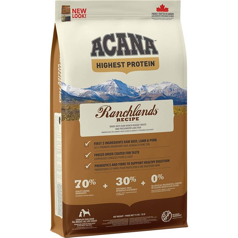 Acana Regionals Ranchlands Dog - Sucha Karma Dla Psa - 11,4 Kg