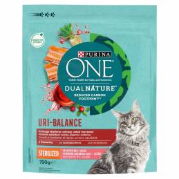 Purina Dual Nature Uri-Balance Żurawina Sterilized Łosoś - Sucha Karma Dla Kota - 750 G