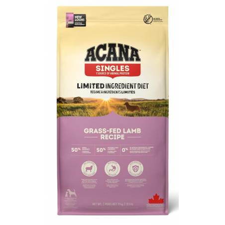 Acana Singles Grass-Fed Lamb - Sucha Karma Dla Psa - 17 Kg