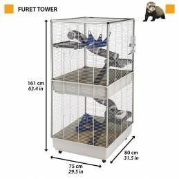 Ferplast Furet Tower - Klatka Dla Fretek