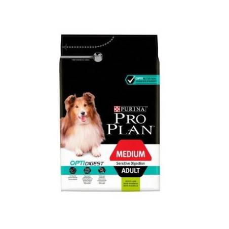 Purina Pro Plan Medium Adult Sensitive Digestion Opti Digest Jagnięcina 3Kg