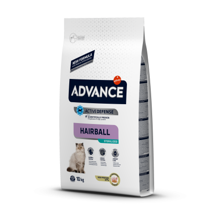 Advance Hairball Sterilized - Sucha Karma Dla Kotów Sterylizowanych 10Kg [921865]