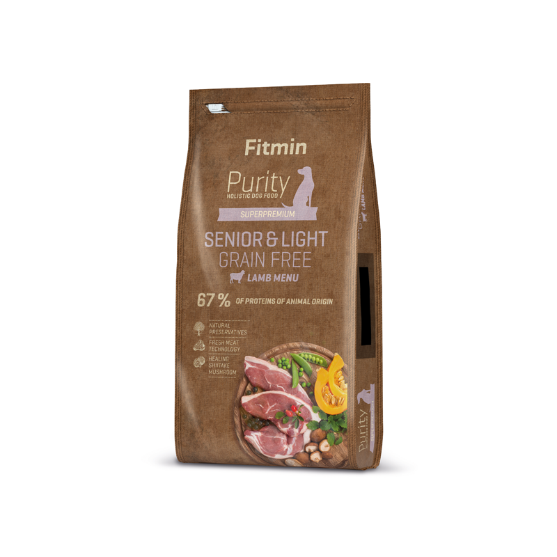 Fitmin Dog Purity Rice Senior & Light Venison & Lamb 12Kg