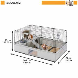 Ferplast Modular 2 Cage 109X72X56 Cm