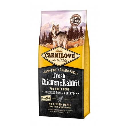 Carnilove Fresh Chicken & Rabbit For Adult 12Kg