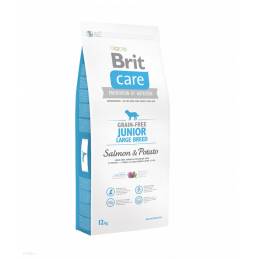 Brit Care Grain-Free Junior Large Breed Salmon & Potato 12Kg