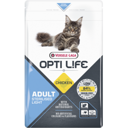 Versele Laga Opti Life Cat Sterilised/Light 7,5Kg - Karma Dla Dorosłych, Sterylizowanych Kotów [441321] 7,5Kg