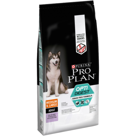 Purina Pro Plan Medium&Large Adult Optidigest Indyk 12Kg