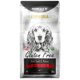 Biofeed Euphoria Gluten Free Small & Medium Dla Psów Małych I Średnich Ras Z Wołowiną 2Kg