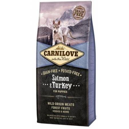 Carnilove Salmon & Turkey For Puppies 12Kg