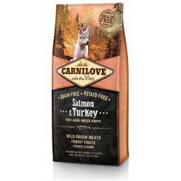 Carnilove Salmon & Turkey For Large Breed Puppies 12Kg