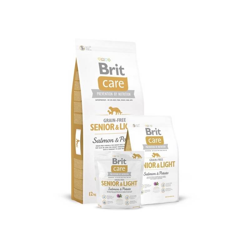 Brit Care Grain-Free Senior & Light Salmon & Potato 12Kg