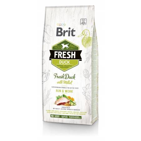 Brit Fresh Duck With Millet Active Run & Work 12 Kg