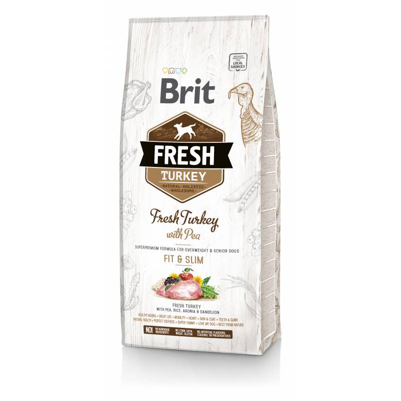 Brit Fresh Turkey With Pea Light & Slim 12 Kg